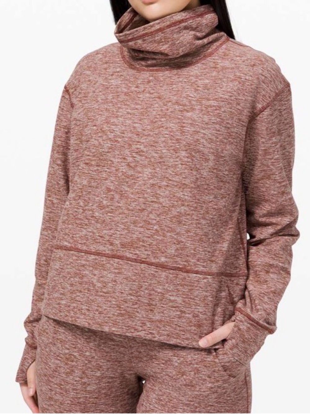 Lululemon Ready to Rulu Fleece ~ 4 ~ Heathered Savannah
